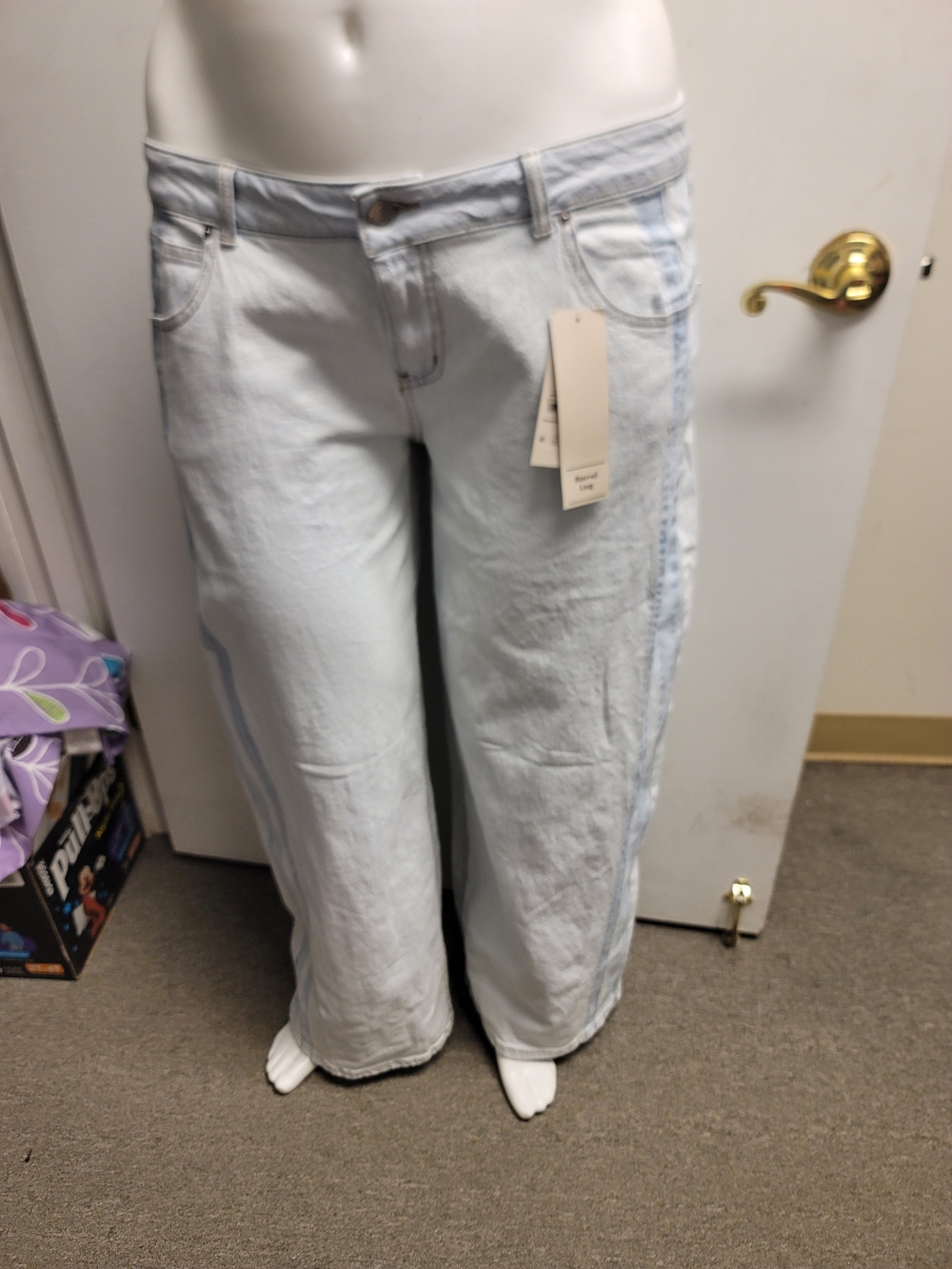 Light Wash Women's Wide Leg Pants - Picture 1 of 1